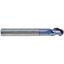 Picture of YG-1 38566TC DIA 3/16 SH 0.2500 LOC 0.2500 OAL 2.50 End Mill Standard Flute Standard Helix Carbide TiCN Single End Ball Nose Alu-Power End Mill