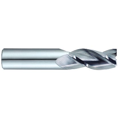 Picture of YG-1 56600TF DIA 1 SH 1.00 LOC 2.00 OAL 4.00 End Mill Standard Flute Standard Helix Carbide TiAlN Single End Corner Radius 0.0300 0.76MM - 0.0350 0.89MM Carbide End Mill