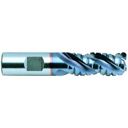 Picture of YG-1 67906 DIA 3/4 SH 0.7500 LOC 3.00 OAL 5.2500 End Mill Powder Metal Uncoated Single End Corner Radius 0.1200 3.05MM ASP