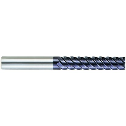 Picture of YG-1 99670 DIA 5/8 SH 0.6250 LOC 2.6250 OAL 5.1250 End Mill Standard Flute High Helix Carbide TiAlN Single End Square Sharp X-Power
