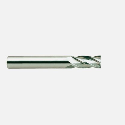 Picture of YG-1 E5012064 DIA 1" SH 1.00 LOC 2.2500 OAL 5.00 End Mill Standard Flute High Helix Carbide Uncoated Single End Square Sharp Generic