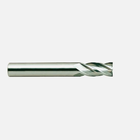 Picture of YG-1 E5012064 DIA 1" SH 1.00 LOC 2.2500 OAL 5.00 End Mill Standard Flute High Helix Carbide Uncoated Single End Square Sharp Generic
