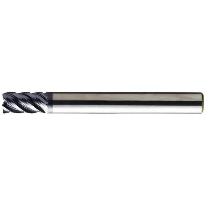 Picture of YG-1 EMB72180 DIA 18MM SH 0.7087 LOC 1.2598 OAL 3.6220 End Mill Standard Flute Variable Helix Carbide TiAlN Single End Square Sharp V7 Mill