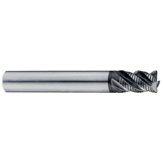 Picture of YG-1 G92864 DIA 1 SH 1.00 LOC 1.2500 OAL 4.00 End Mill Carbide TiAlN Single End Corner Radius 0.0400 1.02MM X-SPEED End Mill