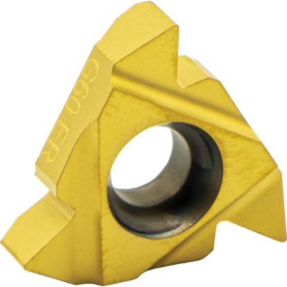 Picture of CARMEX 16ERG60MXC Threading Insert 8.00TPI - 14.00TPI 3.18MM - 1.81MM 60.0° External Right TiCN + TiN ISO 16