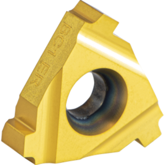 Picture of CARMEX 22ER5BUT10MXC Threading Insert 5.00TPI Buttress External Right TiCN + TiN ISO 22