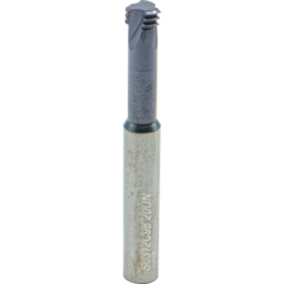 Picture of CARMEX MTS0312C98 20 UN Thread Mill 20.00TPI 0.31 Dia 0.98 Neck 0.31 Shank Internal 3 Flute 2xD1 AlTiN