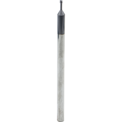 Picture of CARMEX MTS06025C7 32 UN-L Thread Mill 0.10 Dia 32.00TPI 0.28 Neck 4.10 OAL 3 Flute 2xD1 Internal AlTiN
