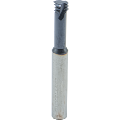 Picture of CARMEX MTS0312C91 1.5 ISO Thread Mill M10 x 1.50MM 0.30 Dia 0.91 Neck 0.31 Shank Internal 3 Flute 2xD1 AlTiN
