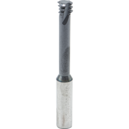 Picture of CARMEX MTS08077C35 14 UN Thread Mill 14.00TPI 0.30 Dia 1.39 Neck 0.31 Shank Internal 3 Flute 3xD1 AlTiN
