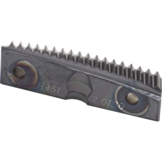 Picture of CARMEX H45 I 2.0 ISO MT7 Indexable Thread Mill Insert 2.00MM TiAlN Coating H4 Size