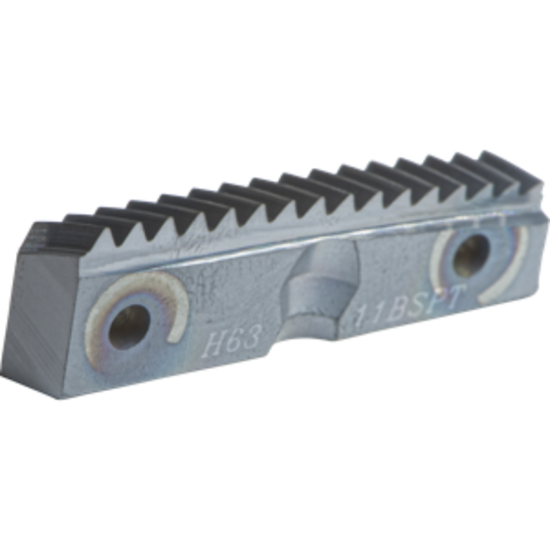 Picture of CARMEX H63 - 11 BSPT MT7 Indexable Thread Mill Insert 11.00TPI TiAlN Coating H6 Size