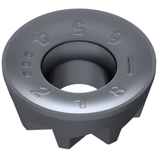 Picture of CERATIZIT RPHX 1204M8SN-F50 CTPP235 Milling Insert Round 0.236 Corner Radius TiAlTaN