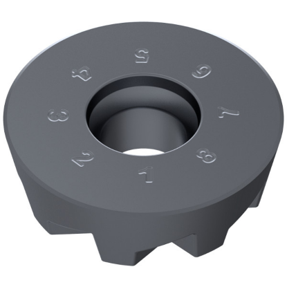 Picture of CERATIZIT RPNX 2006M8SN CTPP235 Milling Insert Round 0.394 Corner Radius TiAlTaN