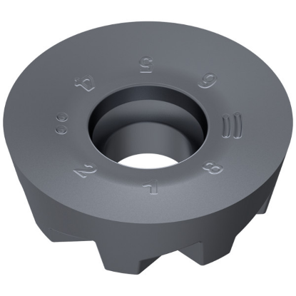 Picture of CERATIZIT RPNX 2006M8EN-M30 CTPP235 Milling Insert Round 0.394 Corner Radius TiAlTaN