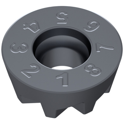 Picture of CERATIZIT RPNX 10T3M8SN CTPK220 Milling Insert Round 0.197 Corner Radius TiAlTaN