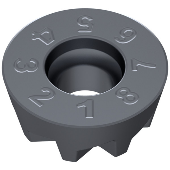 Picture of CERATIZIT RPNX 10T3M8SN CTPK220 Milling Insert Round 0.197 Corner Radius TiAlTaN