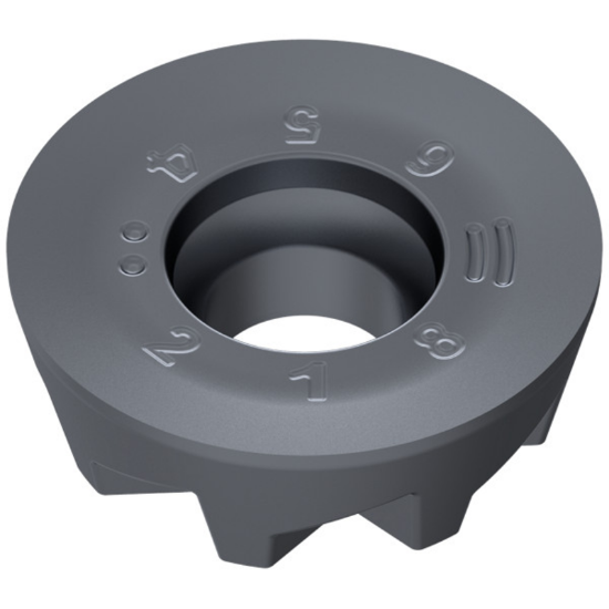 Picture of CERATIZIT RPHX 1605M8EN-M30 CTPM240 Milling Insert Round 0.315 Corner Radius TiAlTaN