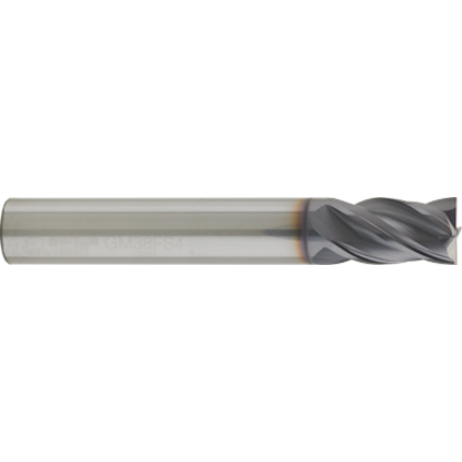 Picture of GORILLA MILL GM34FLH4	 DIA 3/4" SH 0.7500 LOC 2.2500 OAL 5.00 End Mill Standard Flute Variable Helix Carbide TiAlN Single End Square Sharp