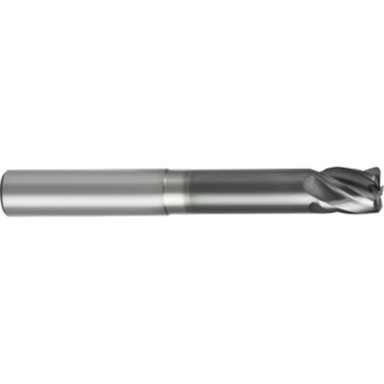 Picture of GORILLA MILL GMNR10R51204.250	 DIA 1" SH 1.00 LOC 1.1250 OAL 7.00 End Mill Carbide TiAlN Single End Corner Radius 0.1200 3.05MM