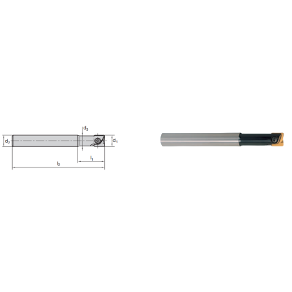 Picture of LMT FETTE EBG V0500A0500 130N Milling Back Draft Milling Cutter 0.500 Cutter Diameter