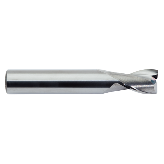 Picture of M.A. FORD 13510000 DIA 1 SH 1.00 LOC 1.2500 OAL 4.00 End Mill Standard Flute Standard Helix Carbide Uncoated Single End Corner Radius 0.0450 1.14MM TuffCut® AL