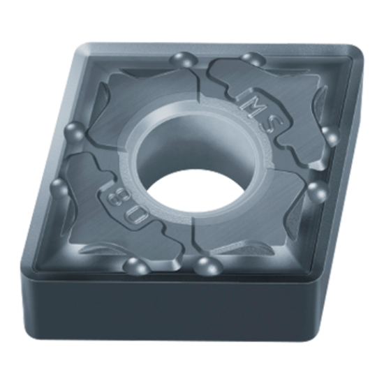 Picture of MITSUBISHI CNMG544MS MP9005 Turning Insert 80.0° Carbide 0.063 Radius