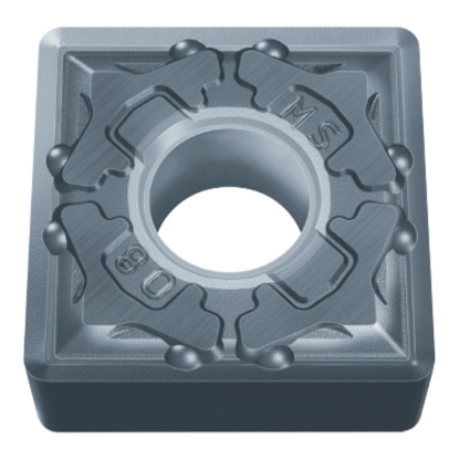 Picture of MITSUBISHI SNMG433MS MP9005 Turning Insert Square Carbide 0.047 Radius