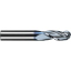 Picture of ROBBJACK B-330-20-T DIA 5/8 SH 0.6250 LOC 1.2500 OAL 3.50 End Mill Standard Flute Standard Helix Carbide TiN Single End Ball Nose
