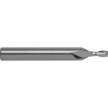 Picture of ROBBJACK MC8-201-06 DIA 6MM SH 0.2362 LOC 0.4724 OAL 1.9685 End Mill Standard Flute Standard Helix Carbide Uncoated Single End Square Sharp