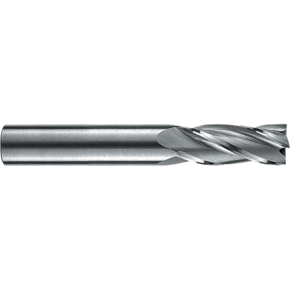 Picture of ROBBJACK NR-404-15.5-NF DIA 31/64 SH 0.50 LOC 1.00 OAL 3.00 End Mill Standard Flute Standard Helix Carbide Uncoated Single End Square Sharp
