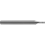 Picture of ROBBJACK SR-4-060-A DIA 0.06 SH 0.1250 LOC 0.1800 OAL 1.50 End Mill Standard Flute Standard Helix Carbide AlTiN Single End Square Sharp