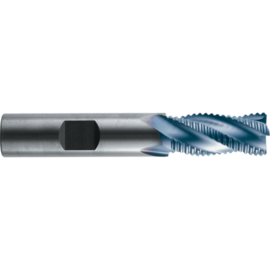 Picture of ROBBJACK STR-404-20-C DIA 5/8 SH 0.6250 LOC 1.2500 OAL 3.50 End Mill Carbide TiCN Single End Square Sharp