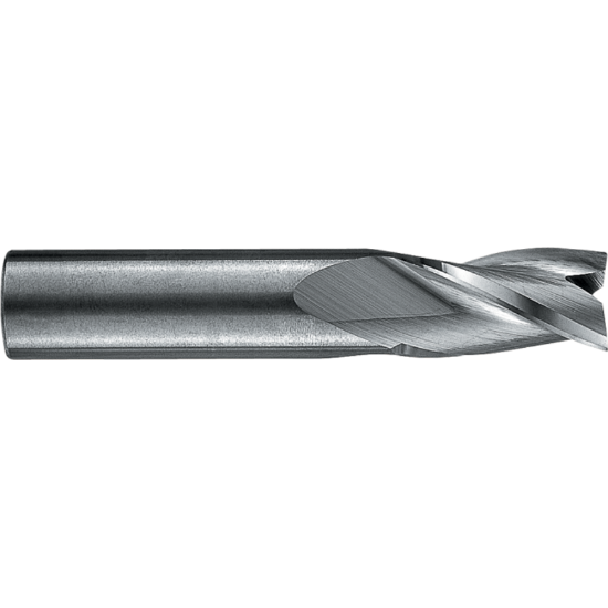 Picture of ROBBJACK TS-301-14-DLC DIA 7/16 SH 0.4375 LOC 0.6250 OAL 2.7500 End Mill Standard Flute Standard Helix Carbide DLC Single End Square Sharp