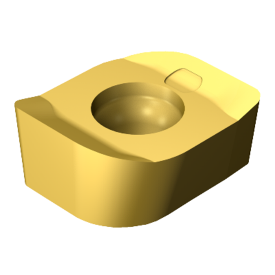 Picture of SANDVIK L331.1A-11 50 15H-WL 1025 CoroMill® 331, Carbide Insert for Slotting, TiCN + TiN Coating Insert