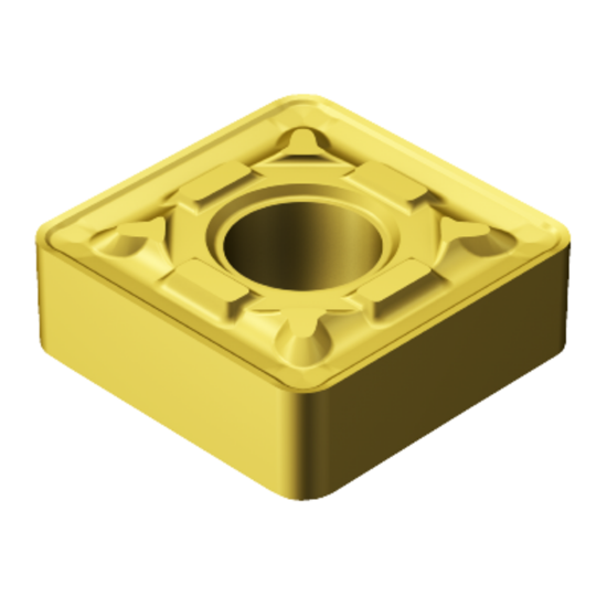 Picture of SANDVIK SNMG 544-MR 2035 Turning Insert Square TiAIN + TiN Carbide 0.062 Corner Radius