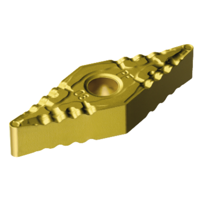 Picture of SANDVIK VNMG 332-PF 1525 Turning Insert 35.0° TiAIN + TiN Cermet 0.031 Corner Radius