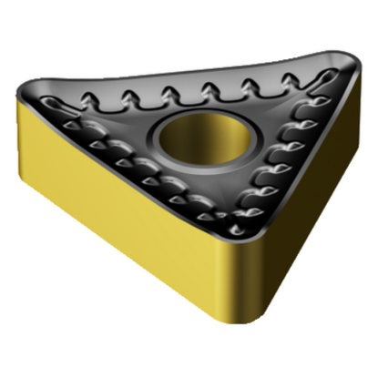 Picture of SANDVIK TNMM 433-QR 4325 Turning Insert Triangle TiCN + Al2O3 + TiN Carbide 0.047 Corner Radius