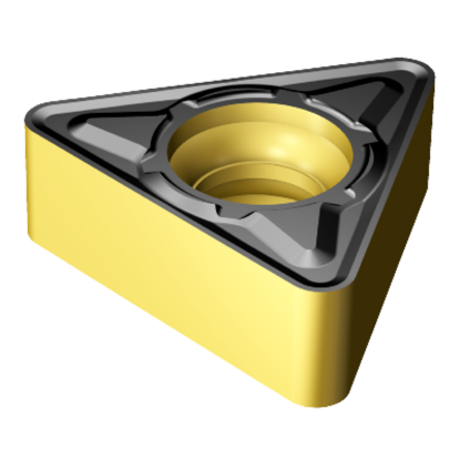Picture of SANDVIK TNMU 333-KM 3210 Turning Insert Triangle TiCN + Al2O3 + TiN Carbide 0.047 Corner Radius