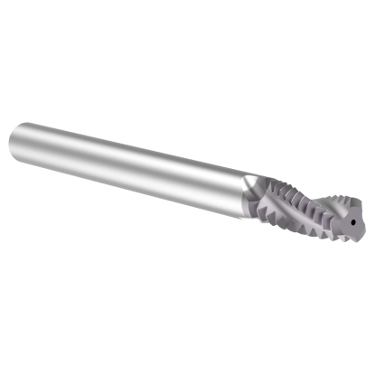 Picture of Thread MILL USA TM25020CH Carbide 1/4" x 20.00TPI UN 0.180 Cut Dia Cylindrical 0.1870 2.500 OAL TIALN