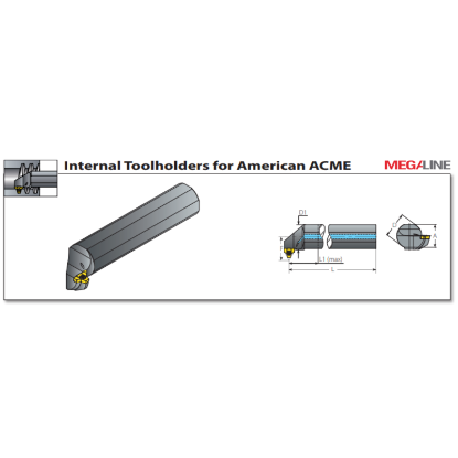 Picture of VARDEX NVRC250-5MG1-1/2ACME Boring Bar Proprietary