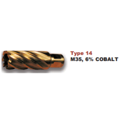 Picture of VIKING 16801 1-1/2 Annular Drill 1 Length Of Cut Gold Coated
