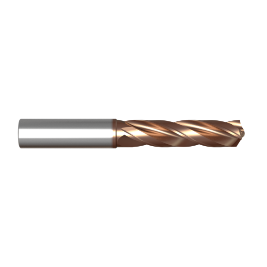 Picture of YG-1 DGR495124 12.40MM Carbide Dream Drill High Feed 5XD W/ Coolant Hole Slot DIN 6537 (H-CoatedING)