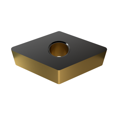 Picture of YG-1 DNMA 442 YG1001 Turning Insert 55.0° TiCN + Al2O3 Carbide 0.031 Corner Radius
