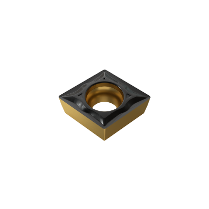 Picture of YG-1 CCMT 32.51UF YG3020 Turning Insert 80.0° TiCN + Al2O3 Carbide 0.078 Corner Radius